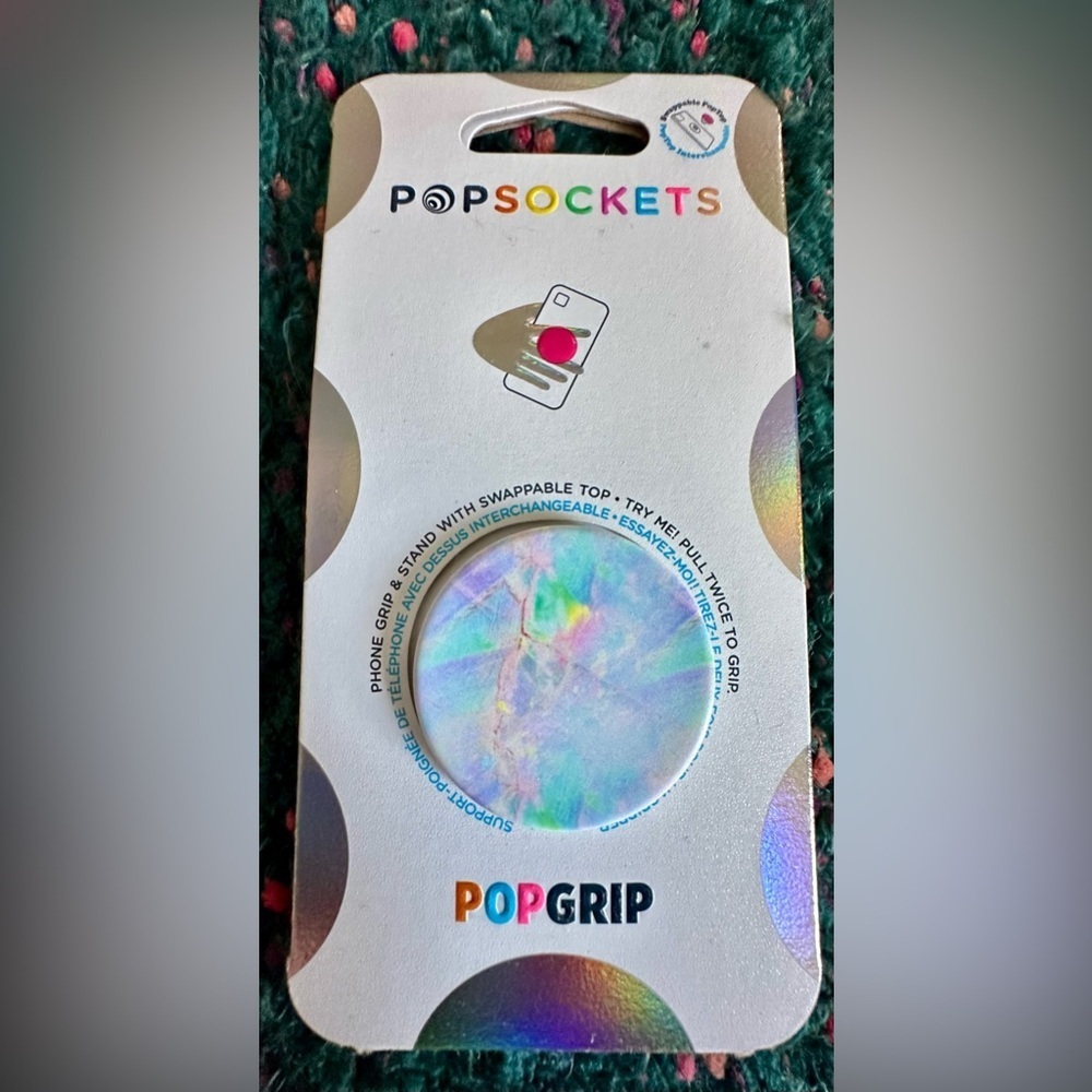 🎸Popsocket🎸🔥NWT🔥Popsockets Single Grip Popgrip— Opal